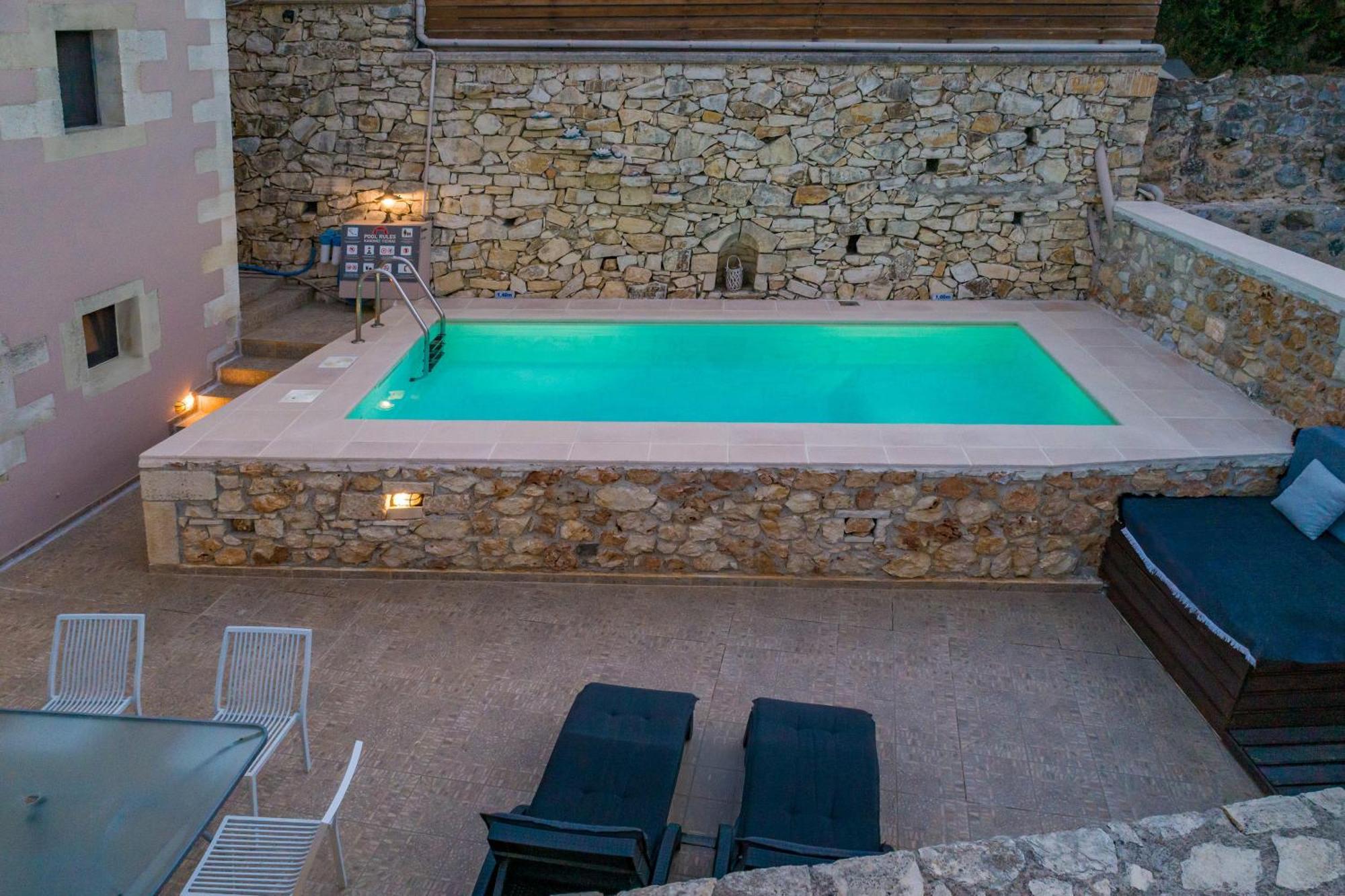 Olga'S Filoxenia - Villa Aladanos-Private Pool And Heated Jacuzzi Makhairoí Exterior foto